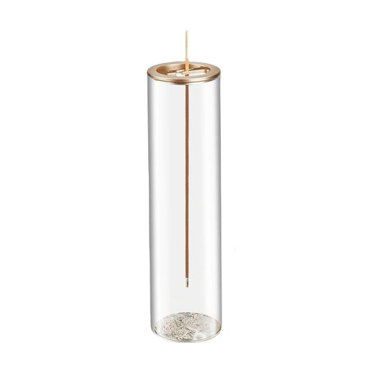 Glass Incense Burner with Removable Ash Catcher
