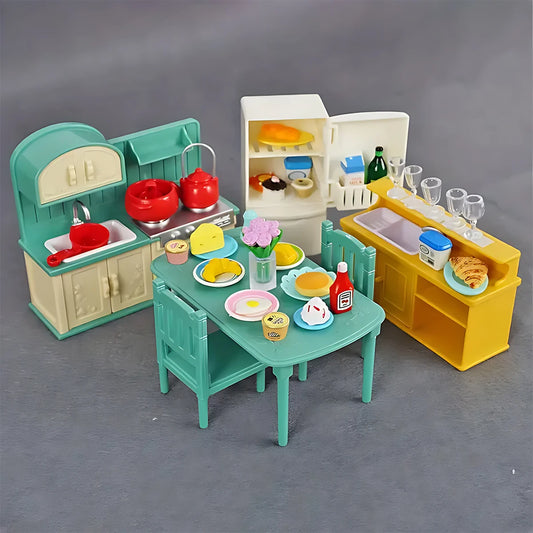 Miniature Dollhouse Furniture 1:12 Pretend Play Accessories