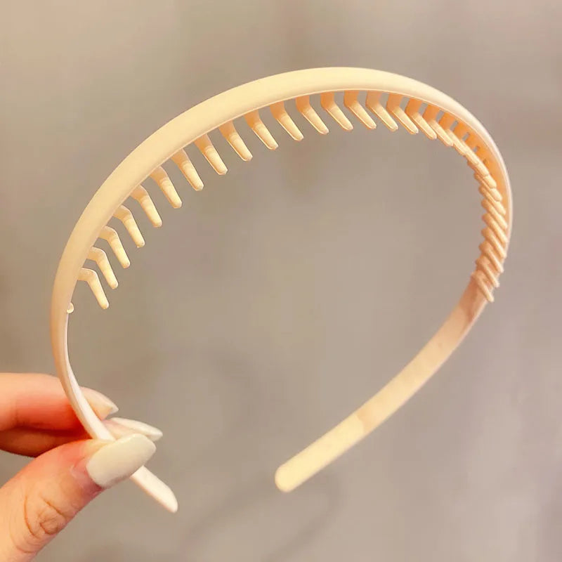 Women Hair Headband Matte Toothed Hair Hoop Fashion Accessory