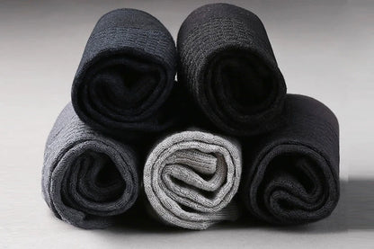 Men's Bamboo Fiber Socks Compression Business Crew Socks