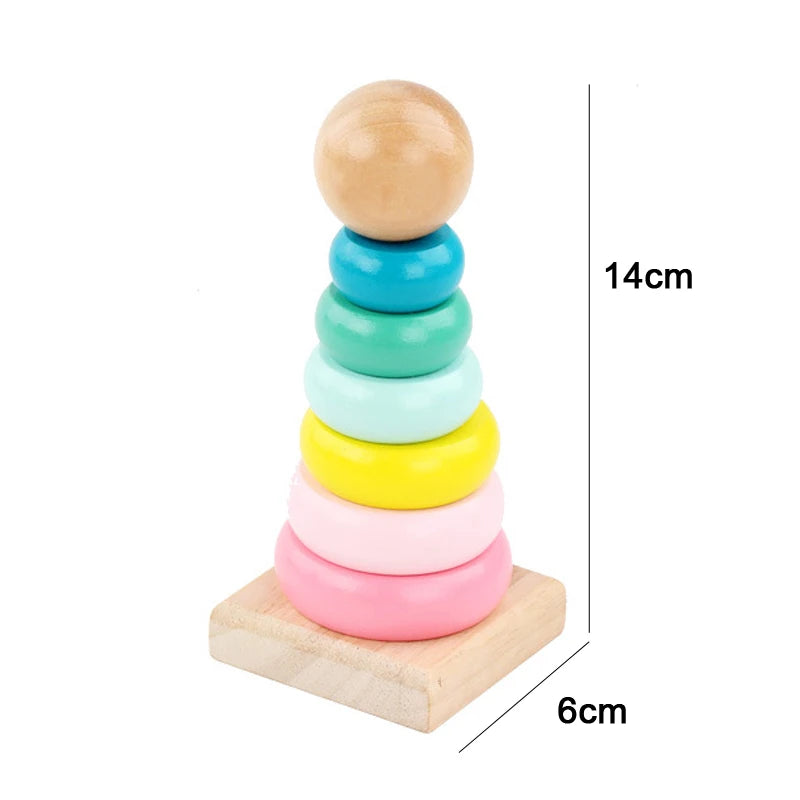 Wooden Baby Puzzles 3D Early Learning Educational Toy
