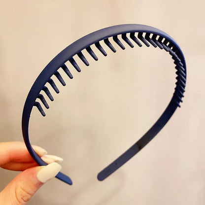 Women Hair Headband Matte Toothed Hair Hoop Fashion Accessory
