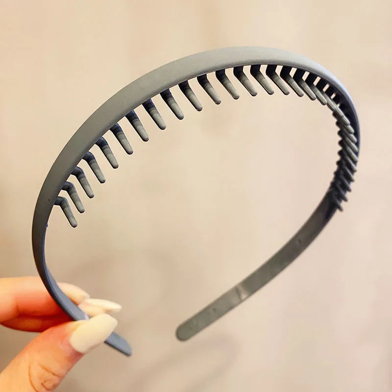 Women Hair Headband Matte Toothed Hair Hoop Fashion Accessory