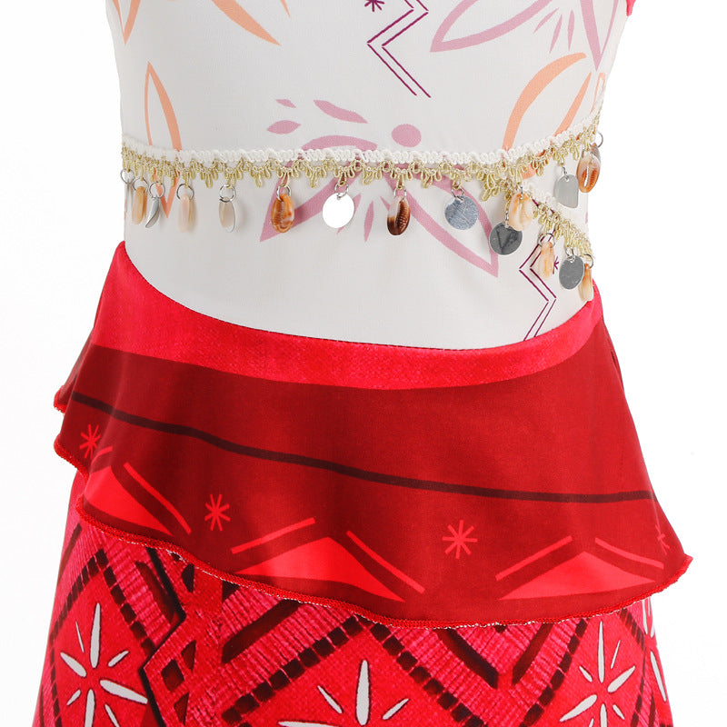 Moana 2 Dress for Girls Princess Costume with Accessories