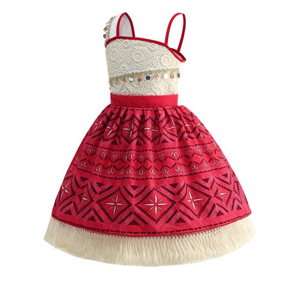Moana 2 Dress for Girls Princess Costume with Accessories