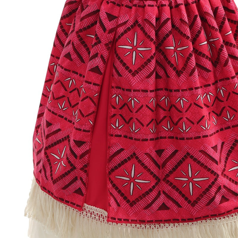 Moana 2 Dress for Girls Princess Costume with Accessories