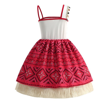 Moana 2 Dress for Girls Princess Costume with Accessories