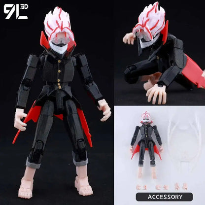 Poseable Anime Figure 3D Multi-Jointed Action Model Toy