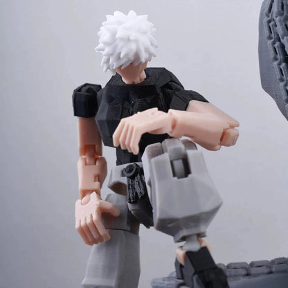 Titan 13 Action Figure 14cm Poseable Robot Model