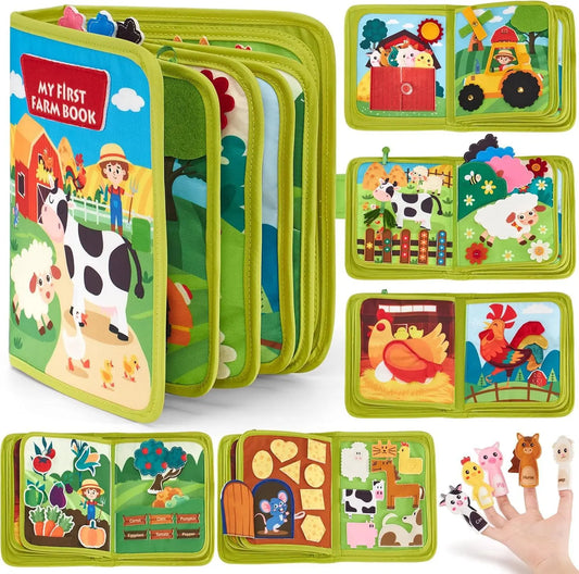 Alphabet Busy Board Felt Educational Learning Book