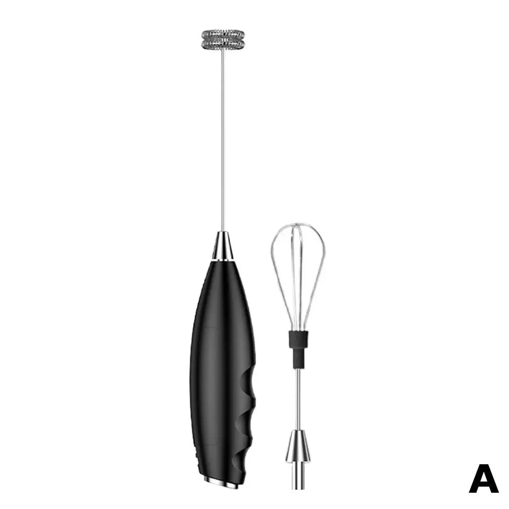 Electric Milk Frother Handheld Battery Powered Coffee Whisk