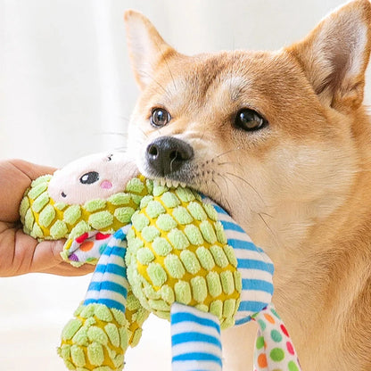 Dog Squeaky Toy Plush Interactive Chew Toy for Dogs