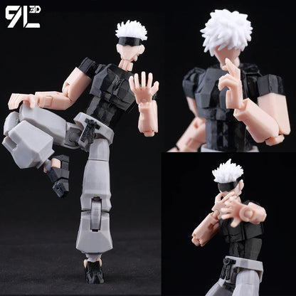 Titan 13 Action Figure 14cm Poseable Robot Model