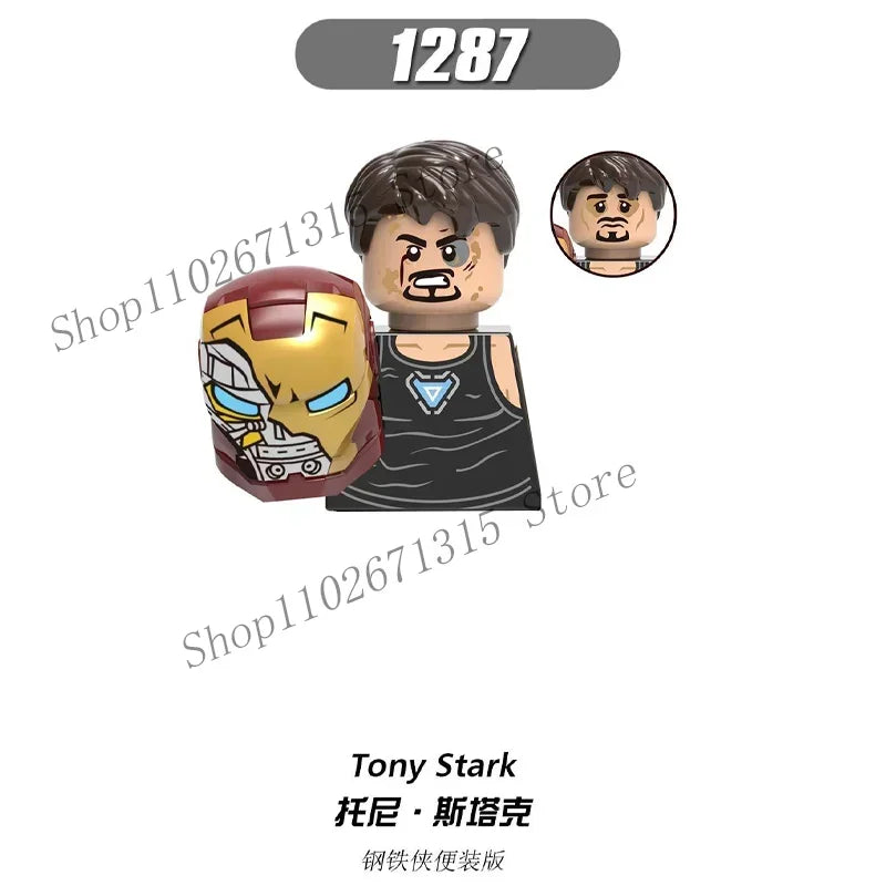 Marvel Avengers Building Block Figures Superhero Bricks