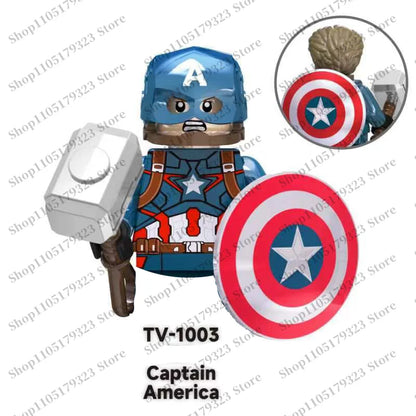 Superhero Building Block Figures Mini Brick Toys
