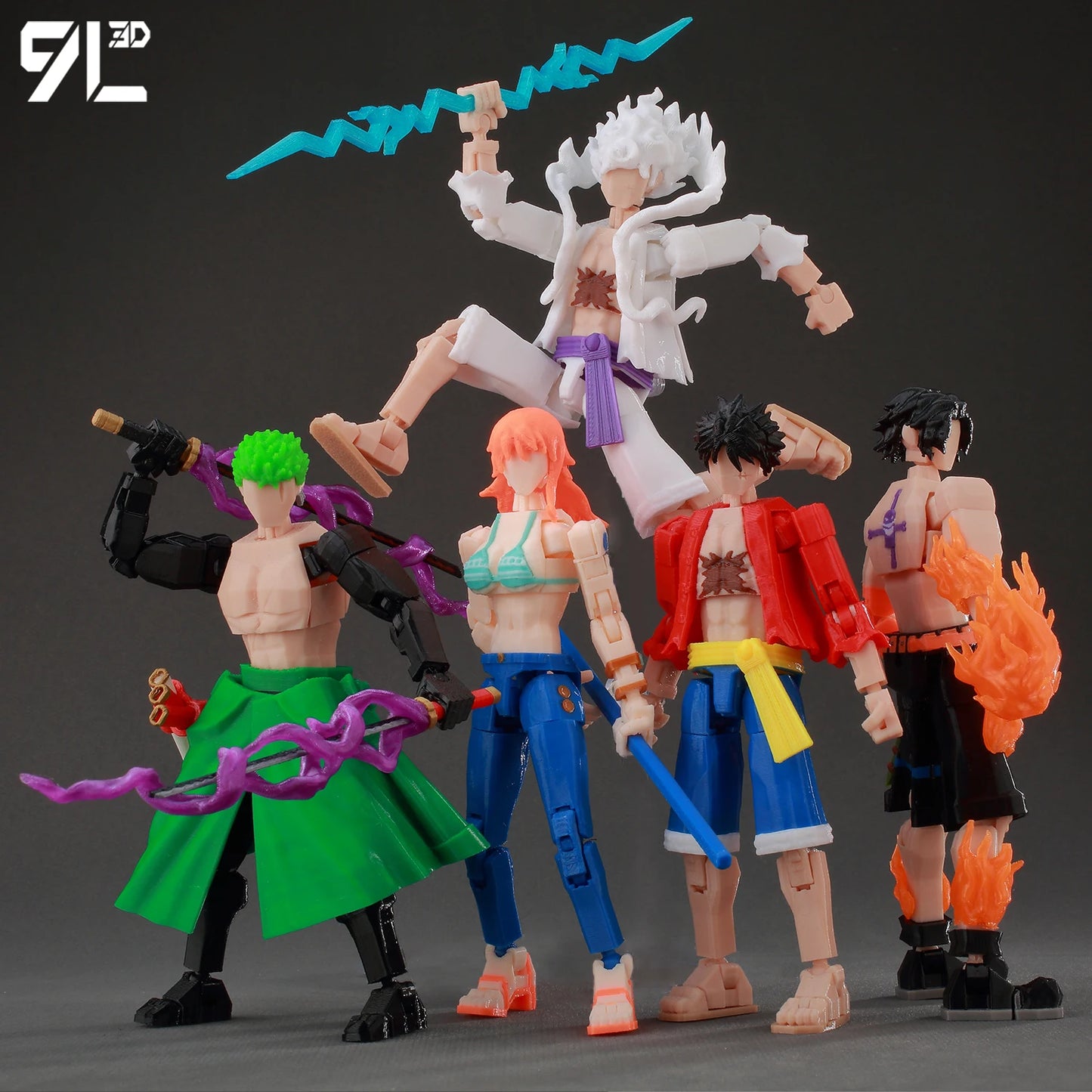 Poseable Anime Figure 3D Multi-Jointed Action Model Toy