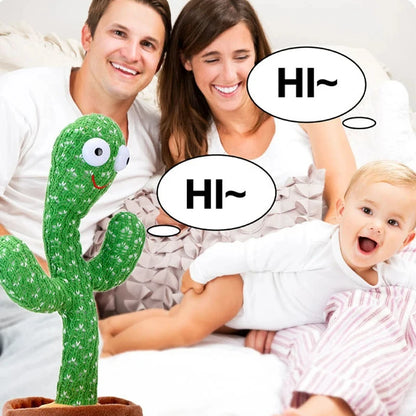 Dancing Cactus Toy Talking Singing Interactive Plush