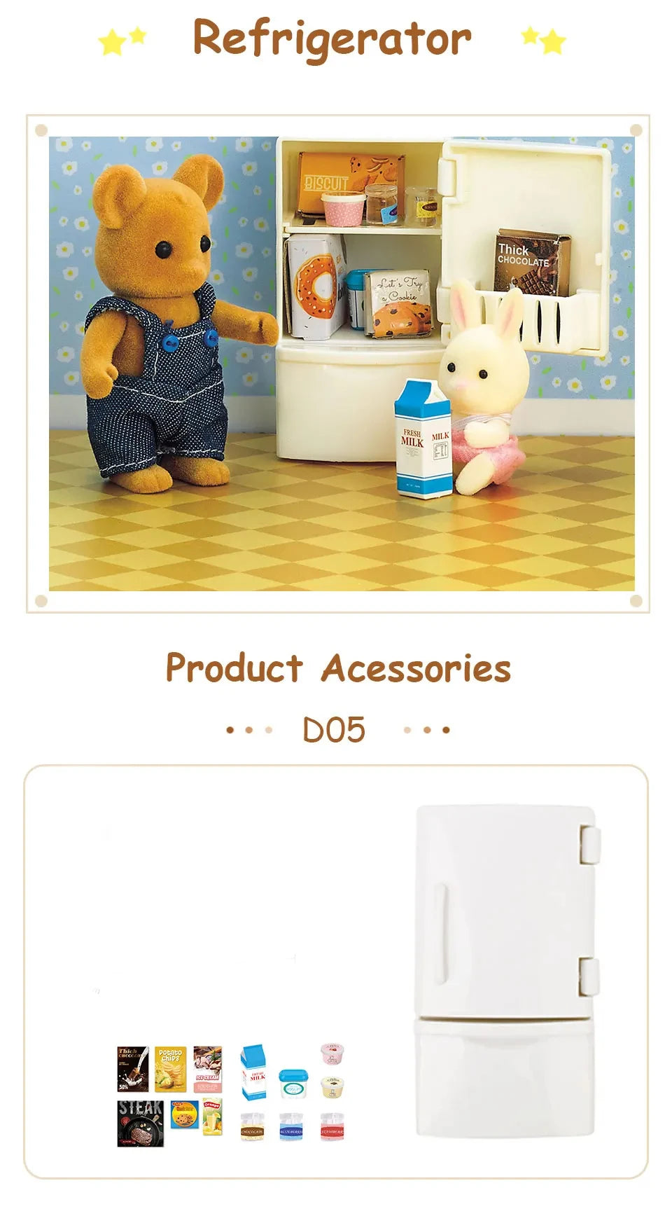 Miniature Dollhouse Furniture 1:12 Pretend Play Accessories