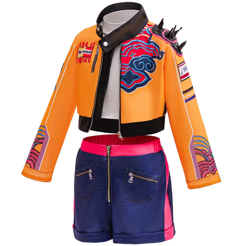 Girls Cosplay Costume Set 3PCS Kids Carnival Party Outfit
