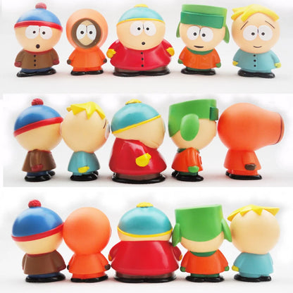 South Park Mini Action Figure Set – 5PCS Cartoon Collectible Toys