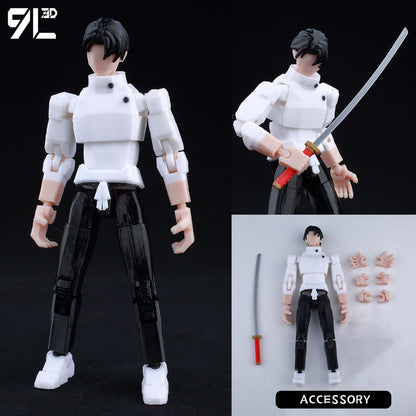 Titan 13 Action Figure 14cm Poseable Robot Model