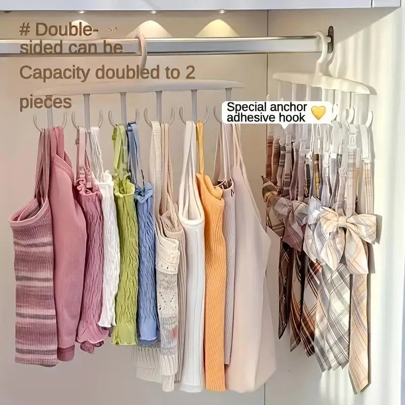 Rotating Clothes Hanger 12 Hook Space Saving Closet Organizer