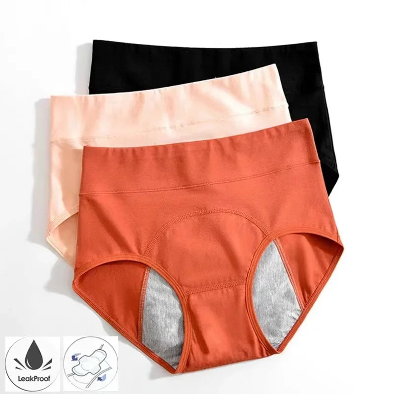Menstrual Panties High Waist Leak Proof Period Underwear