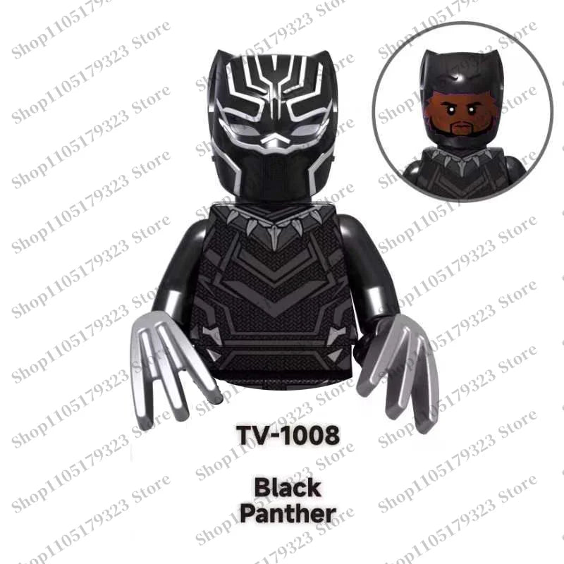 Superhero Building Block Figures Mini Brick Toys