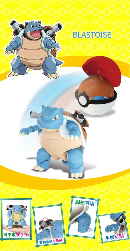 Pokémon Figure Toy Deform Poke ball Action Figure Set