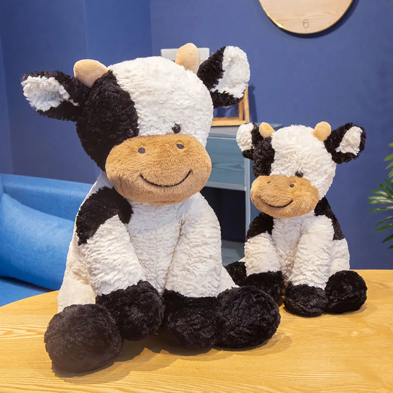 Cow Plush Toy – Huggable Stuffed Cow Pillow for Kids