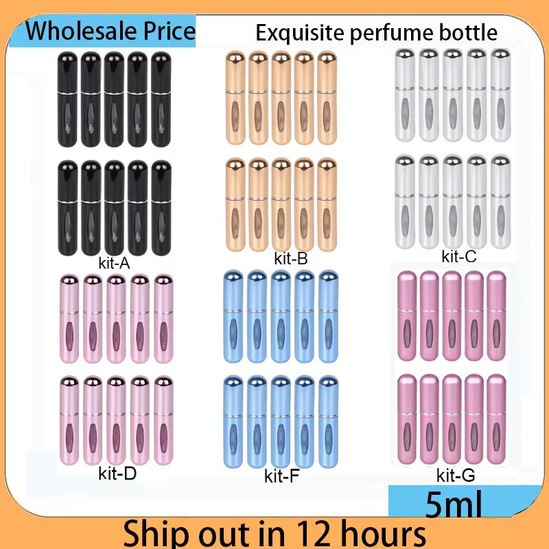 5ml Refillable Perfume Atomizer Travel Spray Bottle