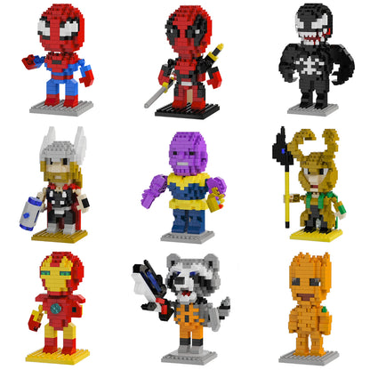 Marvel Building Block Figures Micro Superhero Toys
