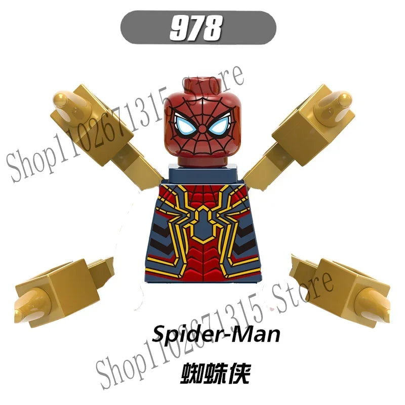 Marvel Avengers Building Block Figures Superhero Bricks
