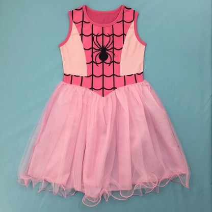 Girls Pink Halloween Costume Dress for Cosplay & Parties