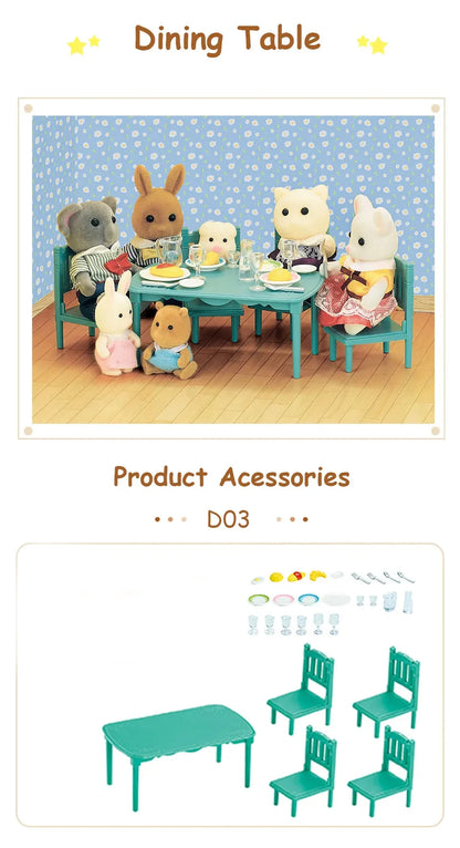 Miniature Dollhouse Furniture 1:12 Pretend Play Accessories