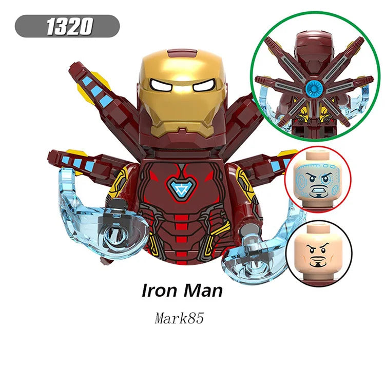 Superhero Building Block Figures Mini Brick Toys