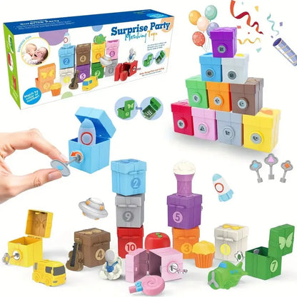 Montessori Counting Toy – Sorting Train & Surprise Gift Set