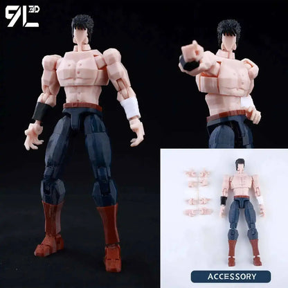 Poseable Anime Figure 3D Multi-Jointed Action Model Toy