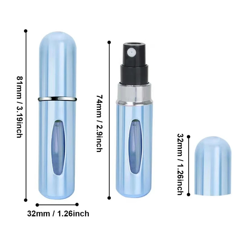 5ml Refillable Perfume Atomizer Travel Spray Bottle