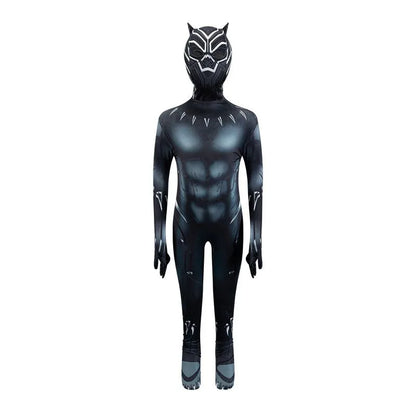 Kids Spider Superhero Costume with Mask Halloween Jumpsuit