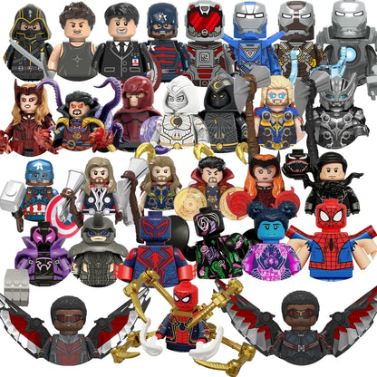 Superhero Building Block Figures Mini Brick Toys