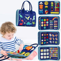 Montessori Busy Board for Toddler Learning Activities