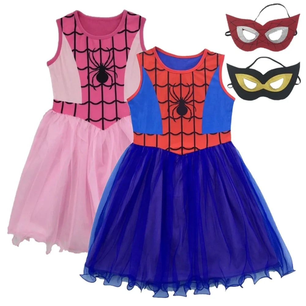Girls Pink Halloween Costume Dress for Cosplay & Parties