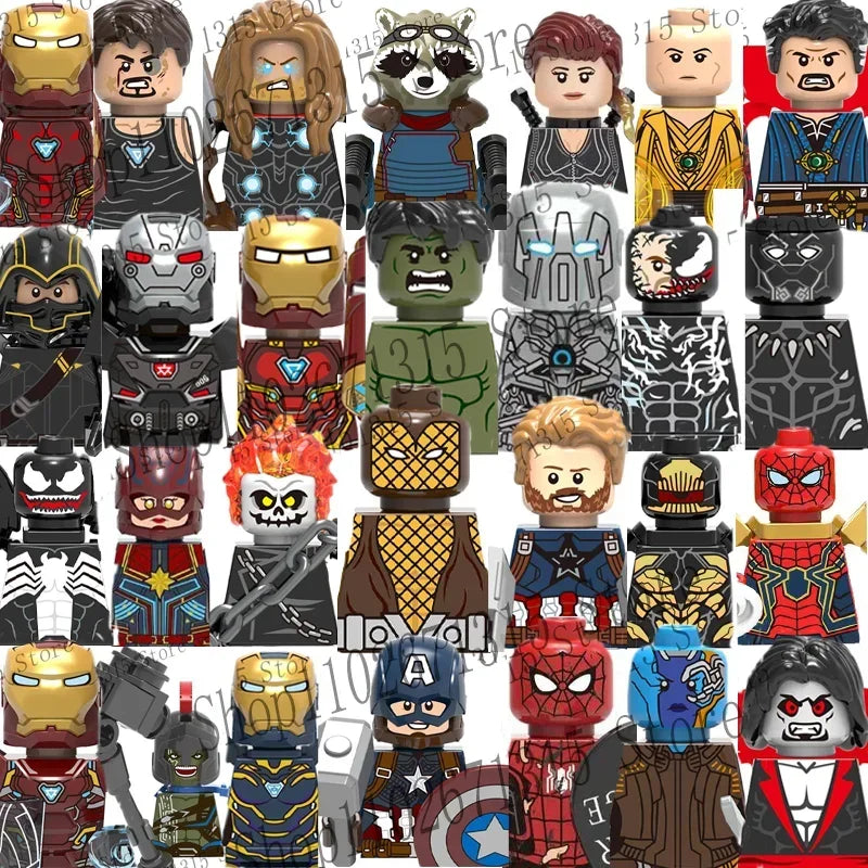 Marvel Avengers Building Block Figures Superhero Bricks