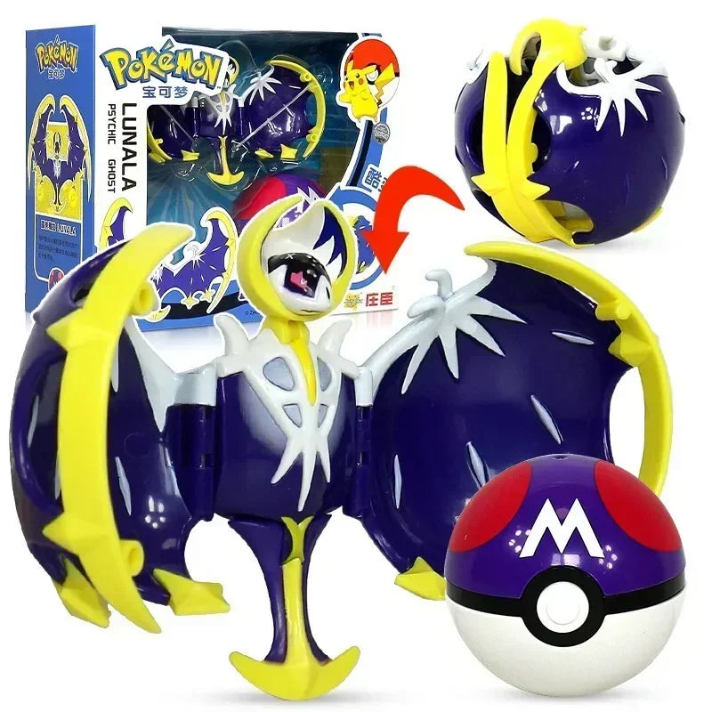 Pokémon Figure Toy Deform Poke ball Action Figure Set