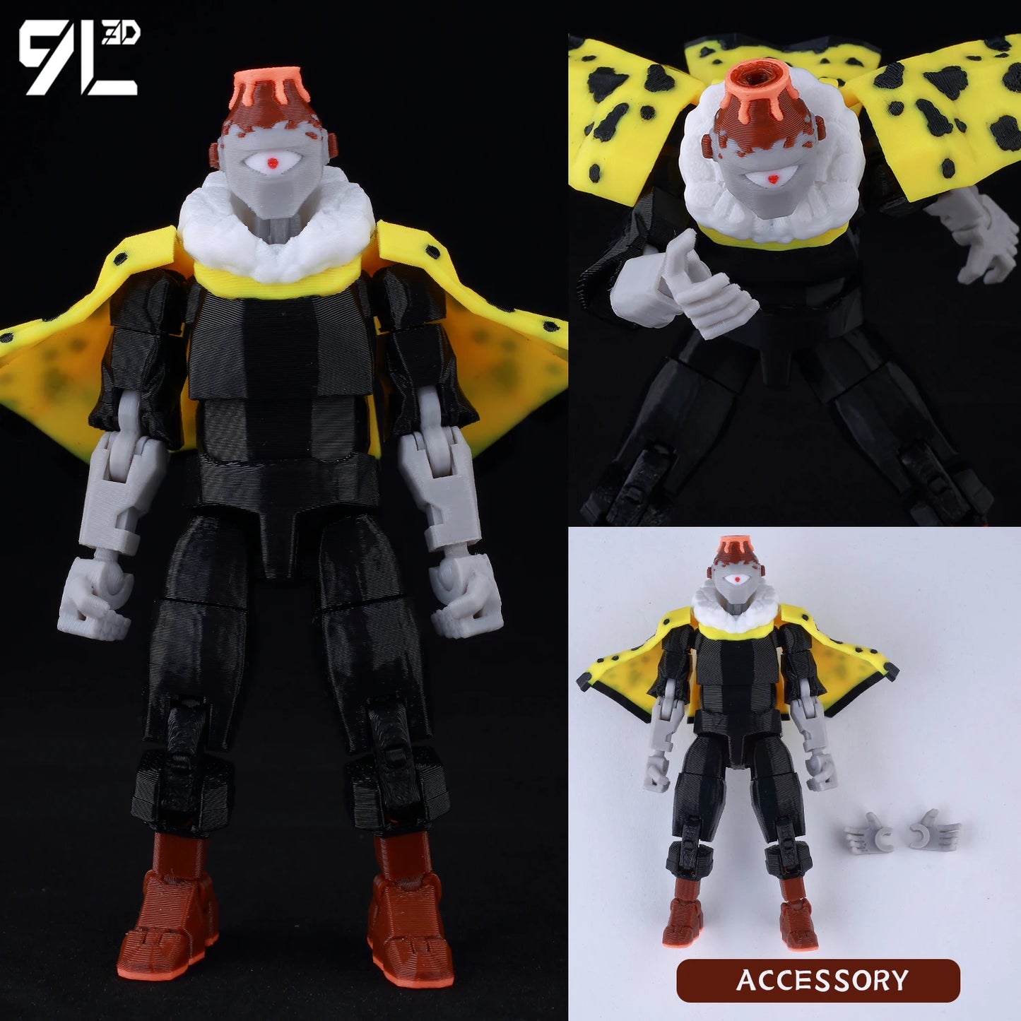 Titan 13 Action Figure 14cm Poseable Robot Model