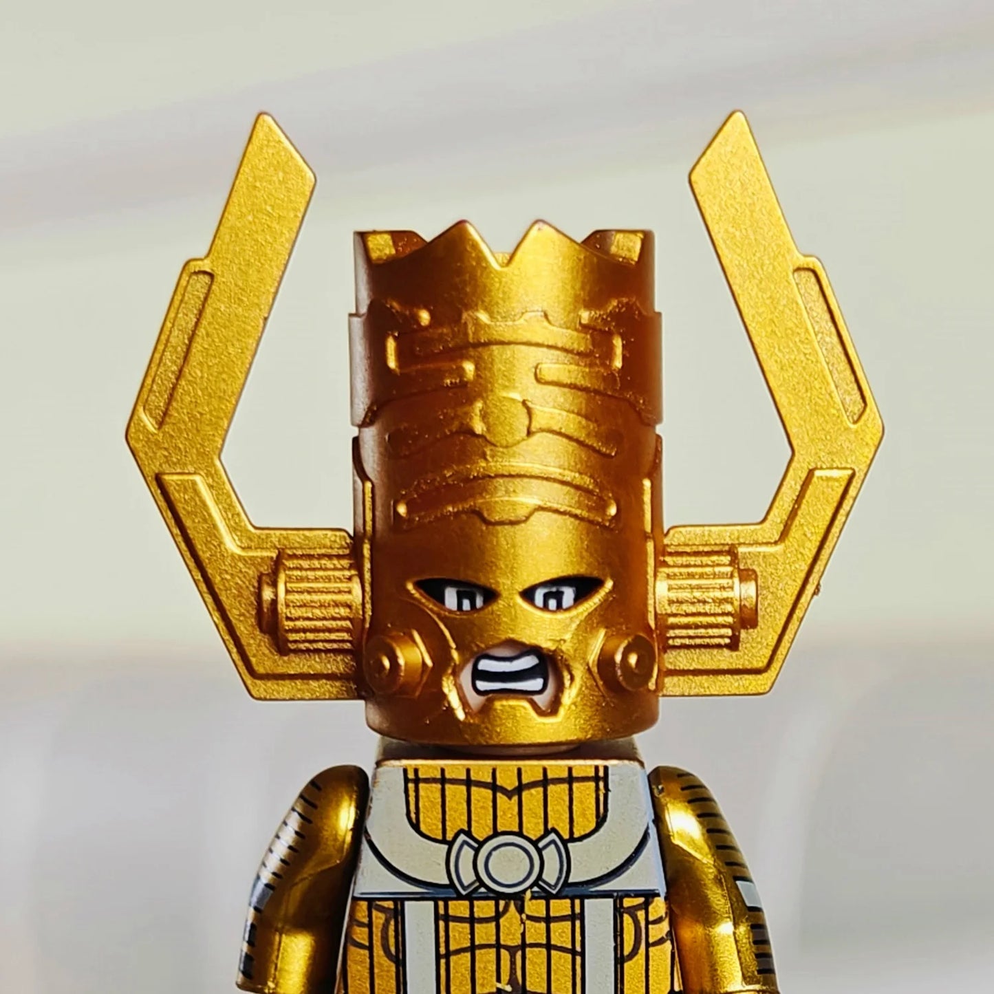 Mr Gold Building Block Figure Chrome Gold Minifigure