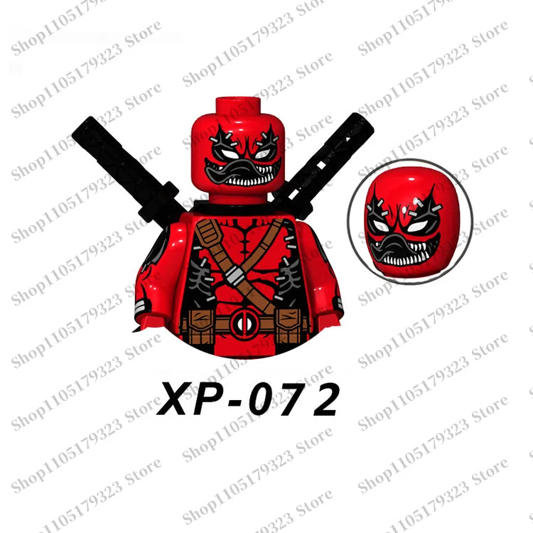 Superhero Building Block Figures Mini Brick Toys