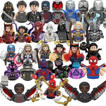 Superhero Building Block Figures Mini Brick Toys