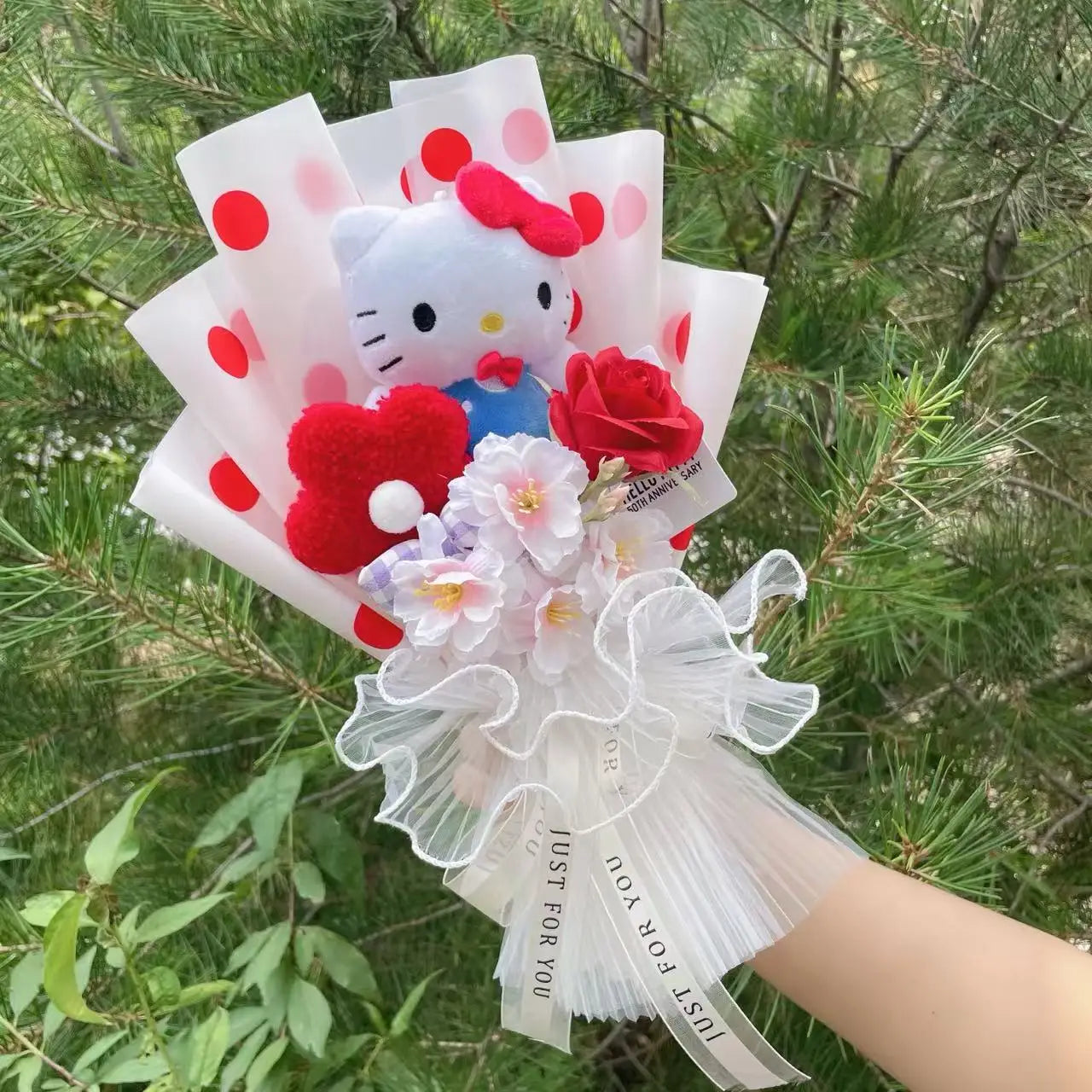 Sanrio Plush Bouquet Cute Cartoon Plush Gift 32–36cm